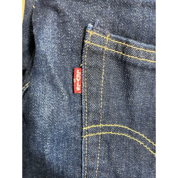Levis Big E Lot 514 Mens Size 30x30 Dark Wash Denim Jeans - Picture 3 of 10